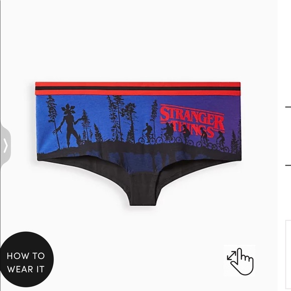 NWT STRANGER THINGS BOYSHORT UNDIES - Picture 2 of 3